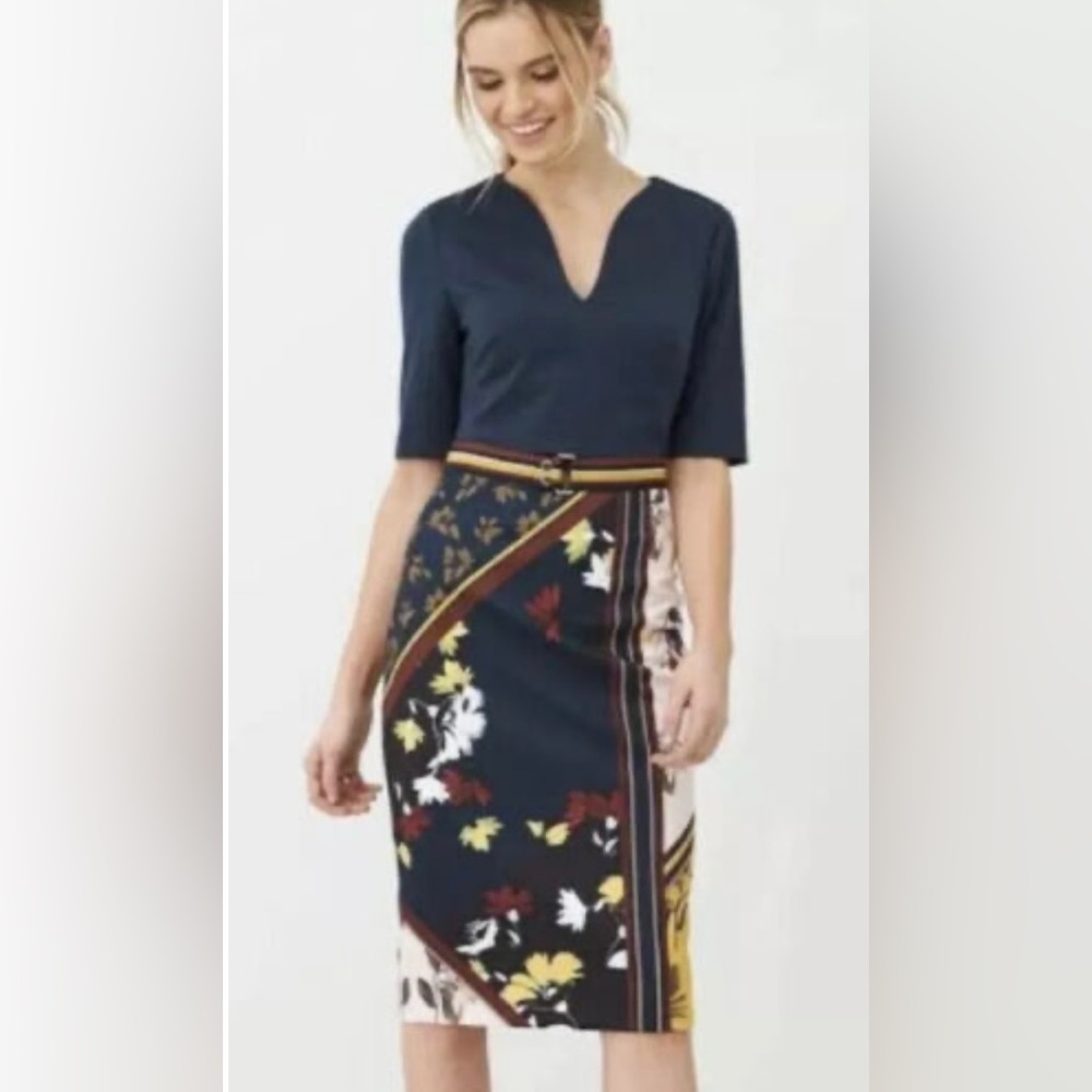 Ted Baker Madiiy bodycon dress size 1 like new